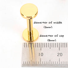 Load image into Gallery viewer, Buckles Handbag accessory dumbbell  ver.2(8mm Cap size)- shaped buckles, Leather DIY making asscessories, Leather craft tools MLT-P0000BFG
