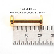 Load image into Gallery viewer, Buckles Handbag accessory dumbbell  ver.2(8mm Cap size)- shaped buckles, Leather DIY making asscessories, Leather craft tools MLT-P0000BFG
