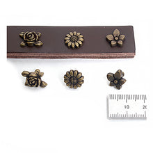 Load image into Gallery viewer, Spring Flower Rivets: Anti-Rust Metal Studs for Leather Crafts (10set) P0000BFU
