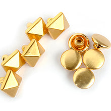 Load image into Gallery viewer, 5set Pyramid Stud Rivets, DIY Rivet Stud Leather craft Tools MLT - P0000BGZ
