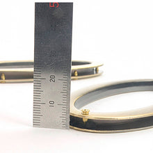 Load image into Gallery viewer, Plated metal Handle Ring , antique brass finish, 2pcs- 1set, Bag Making Suppliers Leather craft tools MLT- P0000BJX
