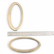 Load image into Gallery viewer, Plated metal Handle Ring , antique brass finish, 2pcs- 1set, Bag Making Suppliers Leather craft tools MLT- P0000BJX
