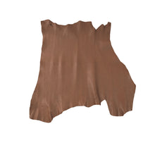 Load image into Gallery viewer, GOATSKIN Leather [Dark Tan] 4~5 sq ft, Finished Goatskin Leather (NOT Cutting size,4~5 sq ft overall) Leather crafting MLT- P0000BXX
