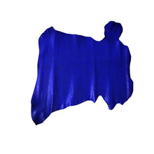 Load image into Gallery viewer, GOATSKIN Leather [Royal Blue] 4~5 sq ft, Finished Goatskin Leather (NOT Cutting size,4~5 sq ft overall) Leather crafting MLT-P0000BXY
