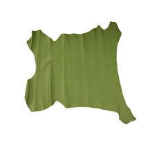 Load image into Gallery viewer, GOATSKIN Leather [Yellow-Green] 4~5 sq ft, Finished Goatskin Leather (NOT Cutting size,4~5 sq ft overall) Leather crafting MLT- P0000BXZ
