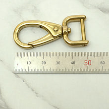 Load image into Gallery viewer, Solid Brass Swivel Clips (Screw Style, Round Ring Style) Leather craft tools MLT-P0000DRF
