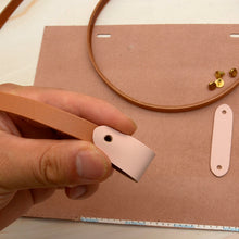 Load image into Gallery viewer, DIY X Stitch Cross Bag Making kit add Thread needle set Leather craft P0000DPT
