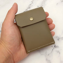 Load image into Gallery viewer, DIY Leather All in ONE Half wallet Making Kit real Leather MLT P0000DSE
