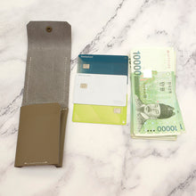 Load image into Gallery viewer, DIY Leather All in ONE Half wallet Making Kit real Leather MLT P0000DSE
