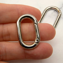 Load image into Gallery viewer, Open Oval Ring Two Size Key Ring Making Sub-materials Leather craft tools MLT - P0000DTC
