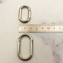 Load image into Gallery viewer, Open Oval Ring Two Size Key Ring Making Sub-materials Leather craft tools MLT - P0000DTC
