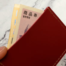 Load image into Gallery viewer, DIY Leather quick pocket card case Making Kit real Leather MLT P0000DTE
