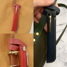 Load image into Gallery viewer, DIY Leather pen pouch for a bag Making Kit real Leather MLT P0000DTI
