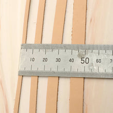 Load image into Gallery viewer, Natural beige Flat leather strap 1 meter real cowhide necklace key ring leather craft P0000DTT
