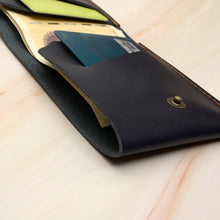 Load image into Gallery viewer, DIY Leather Simple easy Half wallet Making Kit real Leather MLT P0000DUD
