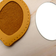 Load image into Gallery viewer, DIY Lemon Mirror Making Kit Thread needle can be added Leather craft tools MLT-P0000DUI
