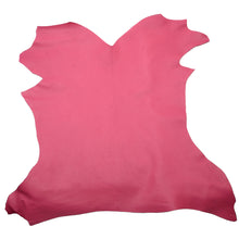 Load image into Gallery viewer, GOATSKIN Leather [Middle Pink] 4~5 sq ft, Finished Goatskin Leather (NOT Cutting size,4~5 sq ft overall)  Leather crafting MLT- P0000CYP
