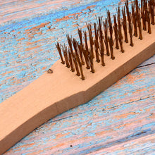 Load image into Gallery viewer, Steel Wire Brush For Rust Removal and Stain Removal, leather craft tools MLT-P0000DAE
