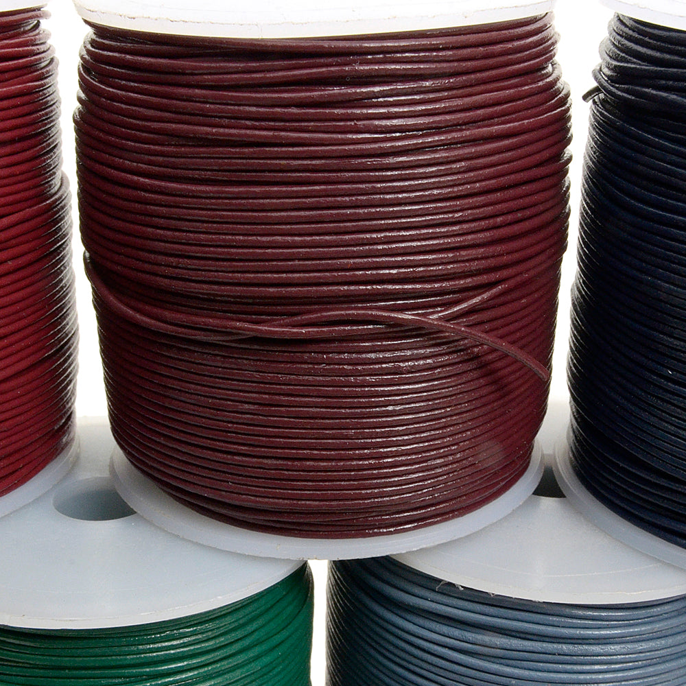 2mm Leather Cord,genuine Leather String Cord,orange Color,rose Red  Color,blue Color,purple Color,1yard,2yard,5yard,10yard,round Leather Cord 
