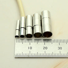 Load image into Gallery viewer, Snap-On Bracelet Ornament, Silver, Leather Craft Tool (2-6mm Cord Sizes Available) MLT- P0000DKP
