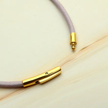 Load image into Gallery viewer, Push &amp; Snap-on Bracelet Clasp, Leather Cord End, DIY Jewelry Making Craft tools MLT- P0000DKQ
