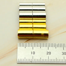 Load image into Gallery viewer, Magnetic Bracelet Clasp, Flat Ornament, Leather Cord, DIY Jewelry Making Craft tools MLT- P0000DKS
