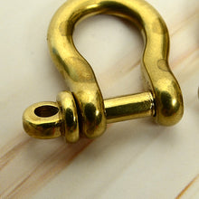 Load image into Gallery viewer, Solid Brass Shackle making keyring Leather craft tools MLT-P0000DLA
