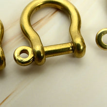 Load image into Gallery viewer, Solid Brass Shackle making keyring Leather craft tools MLT-P0000DLA
