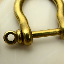 Load image into Gallery viewer, Solid Brass Shackle making keyring Leather craft tools MLT-P0000DLA
