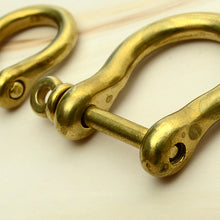 Load image into Gallery viewer, Solid Brass Shackle making keyring Leather craft tools MLT-P0000DLA
