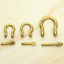 Load image into Gallery viewer, Solid Brass Shackle making keyring Leather craft tools MLT-P0000DLA

