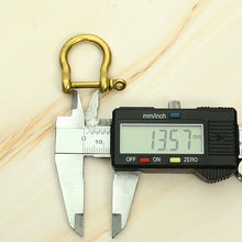 Load image into Gallery viewer, Solid Brass Shackle making keyring Leather craft tools MLT-P0000DLA
