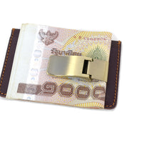 Load image into Gallery viewer, Simple Money Clip(Flat) ver.3  accessory for Wallet 63mm DIY Leather craft tools MLT-P0000CBP
