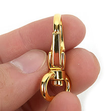 Load image into Gallery viewer, Round Swivel Clips -15mm(0.59") Plated Metal, Leather craft tools, for 15mm straps,Bag Making Suppliers MLT- P0000BHX
