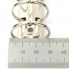 Load image into Gallery viewer, B6 Book Binder – 6-Ring, Silver Leather Craft Tool (20R~35R) MLT- P0000BIU
