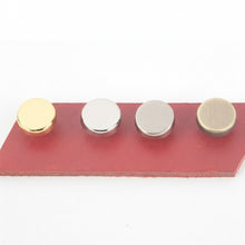 Load image into Gallery viewer, High quality Flat Cap Rivets (10set) – 9.5mm Zinc Alloy Studs, DIY Leather Accessories MLT- P0000BNJ
