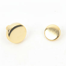 Load image into Gallery viewer, High quality Flat Cap Rivets (10set) – 9.5mm Zinc Alloy Studs, DIY Leather Accessories MLT- P0000BNJ
