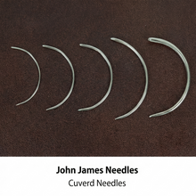 Load image into Gallery viewer, John James Needles - Cuverd, Saddlers' Harness needles in paper envelope. Leather Hand Sewing Needles. JOHN JAMES -MLT-P0000BAO
