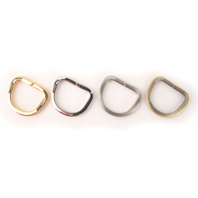 Load image into Gallery viewer, 20mm Simple D-Ring (Brass) Inside Diameter, D-Ring,  Leather craft tools MLT-P00000VA

