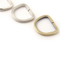 Load image into Gallery viewer, 20mm Simple D-Ring (Brass) Inside Diameter, D-Ring,  Leather craft tools MLT-P00000VA
