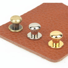 Load image into Gallery viewer, High end quality Button Studs ver.1 - 5mm, 5pcs -1set, making asscessories Leather craft P0000BAK
