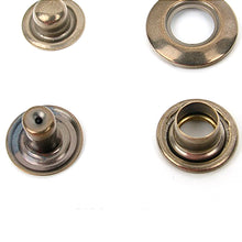 Load image into Gallery viewer, Hole Snap 18mm-10 Sets made Brass,Anti-Rust, leather craft P00000YG

