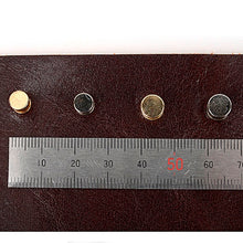 Load image into Gallery viewer, Button Studs ver.3 (Flat head style) - 3 / 4mm, 10pcs -1set, making asscessories Leather craft tools MLT- P00000ZH
