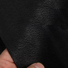 Load image into Gallery viewer, GOATSKIN Leather [Black] 4~5 sq ft, Finished Goatskin Leather (NOT Cutting size,4~5 sq ft overall) Leather crafting MLT- P0000BVW
