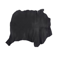 Load image into Gallery viewer, GOATSKIN Leather [Black] 4~5 sq ft, Finished Goatskin Leather (NOT Cutting size,4~5 sq ft overall) Leather crafting MLT- P0000BVW
