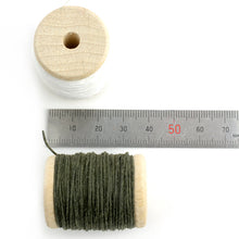 Load image into Gallery viewer, Waxed Thread, Hand Sewing Thread Round Wax Thread for Hand Sewing Leather , 0.7mm or 1.0mm-20M length Leather craft tools MLT-P0000BDE
