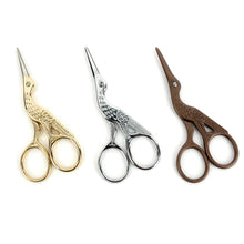 Load image into Gallery viewer, Crane Style Embroidery Scissors, small scissors clippers,Leather craft tools, MLT- P0000CQY
