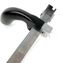 Load image into Gallery viewer, Leather Strip Strap Cutter black handle, Leather craft Tool (making strap) MLT-P0000CTB
