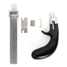 Load image into Gallery viewer, Leather Strip Strap Cutter black handle, Leather craft Tool (making strap) MLT-P0000CTB
