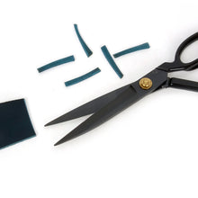 Load image into Gallery viewer, Black Color leather scissors, Cutting Leather, Leather craft tools, MLT- P0000CTR
